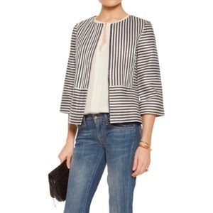 Tory Burch Rene striped jacket. Size 4